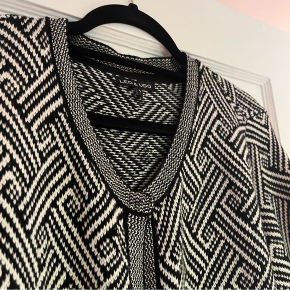 Leo & Ugo black and white cardigan - Picture 4 of 8